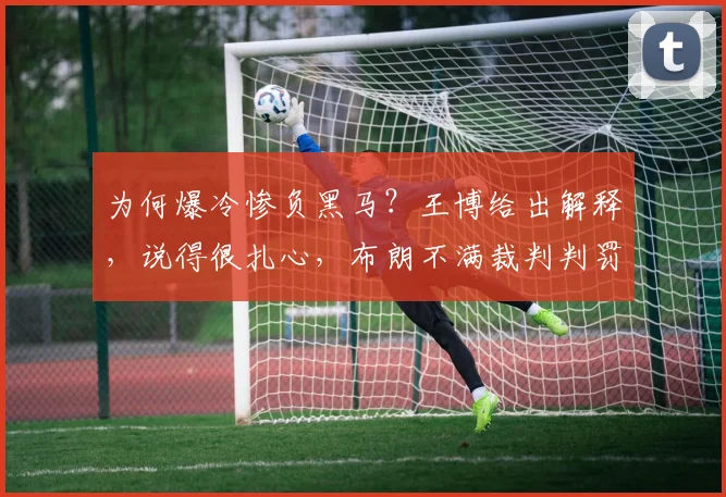 为何爆冷惨负黑马？王博给出解释，说得很扎心，布朗不满裁判判罚