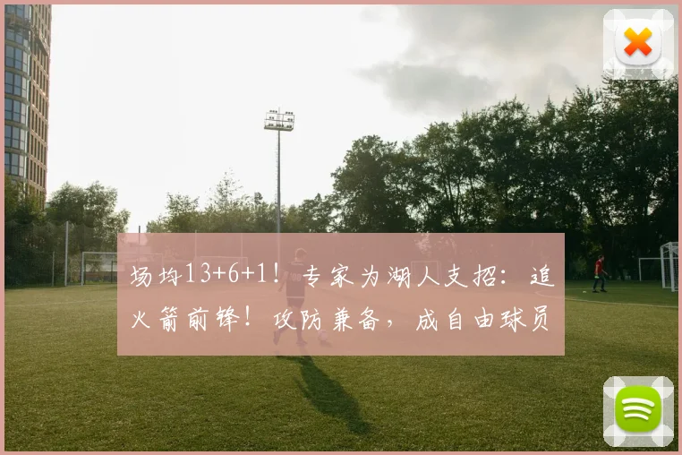 场均13+6+1！专家为湖人支招：追火箭前锋！攻防兼备，成自由球员